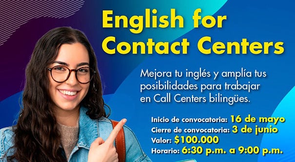 Abierta convocatoria para English for Contact Centers en Cali
