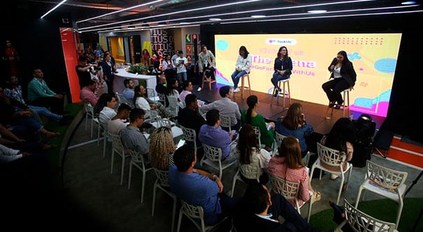TaskUs opens Cali office ‘The Arena’ with on-site events and wellness support for teammates - TASKUS Colombia inauguró su primera oficina en Cali llamada ‘The Arena’